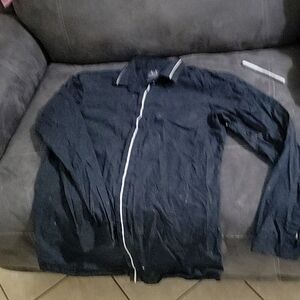 Armani exchange black dress shirt